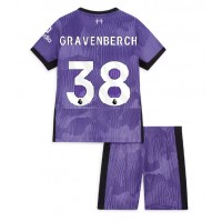 Liverpool Ryan Gravenberch #38 Tredje Dräkt Barn 2023-24 Kortärmad (+ Korta byxor)